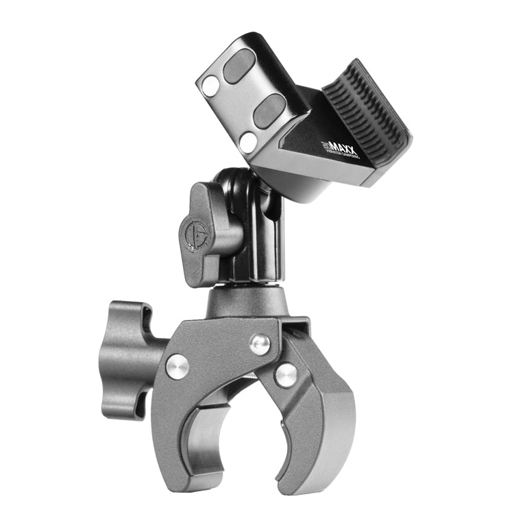 20 MAXX Motorcycle Phone Mount | Adjustable Bar Clamp 3/4" - 1-1/2" | For iPhone | Vibration Dampening (Production Delayed Item - Please allow 3-5 Business Days to Ship)