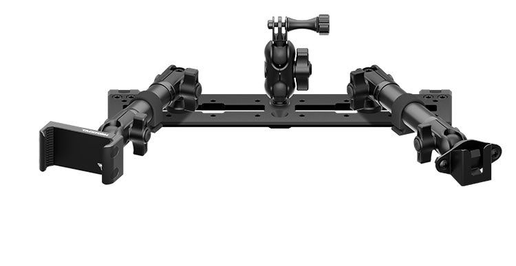 TRAXX™ - Fast Track Dash Bracket With Phone, GoPro, and CB/Microphone Mounts | 2021-2025 Ford Bronco & Bronco Raptor (Non-Sport)