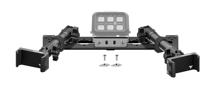 TRAXX™ - Fast Track Dash Bracket With Dual Phone Mounts and Switch Panel Mounting Hardware Kit | 2021-2025 Ford Bronco & Bronco Raptor (Non-Sport)