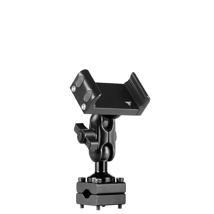 3/8" - 5/8" Bar Clamp / Mirror Post Mount | 2" Arm | For iPhone