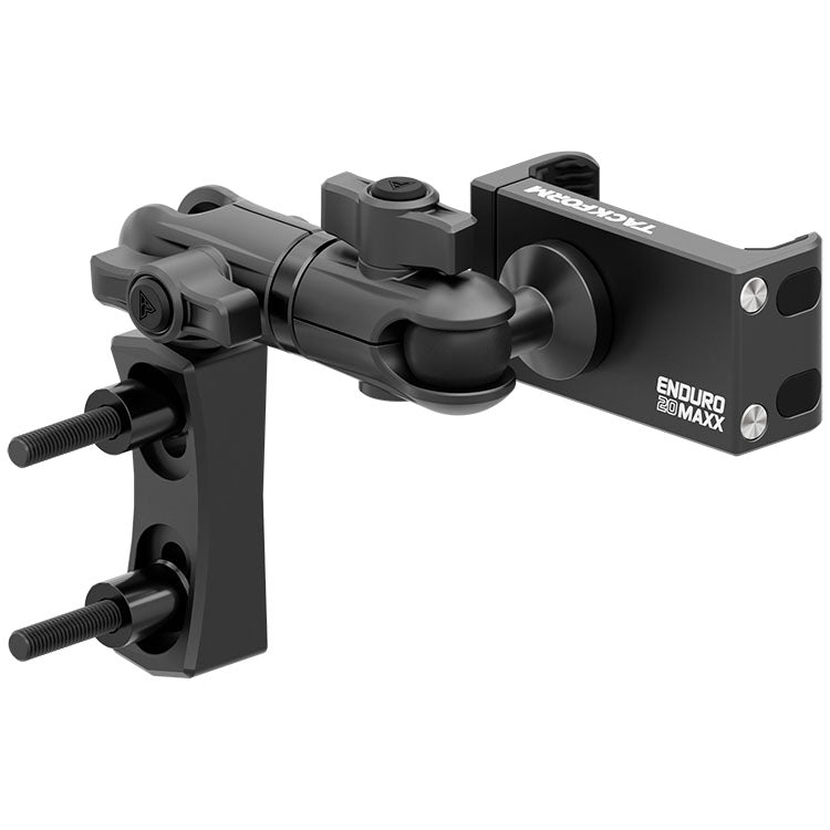 Black Motorcycle Phone Cradle Perch Brake Clutch Reservoir