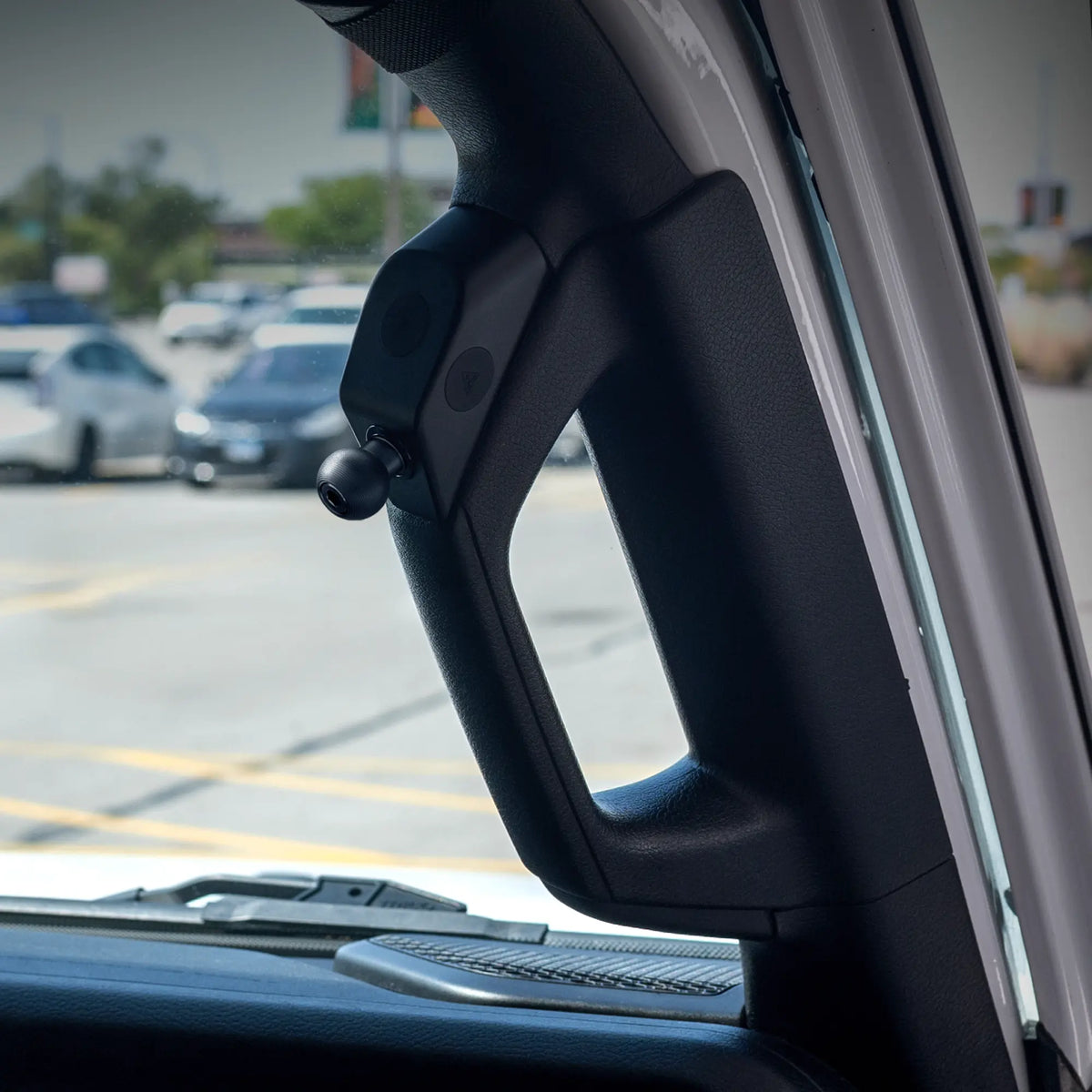 All Metal Jeep Grab Handle Mount With 20mm Ball