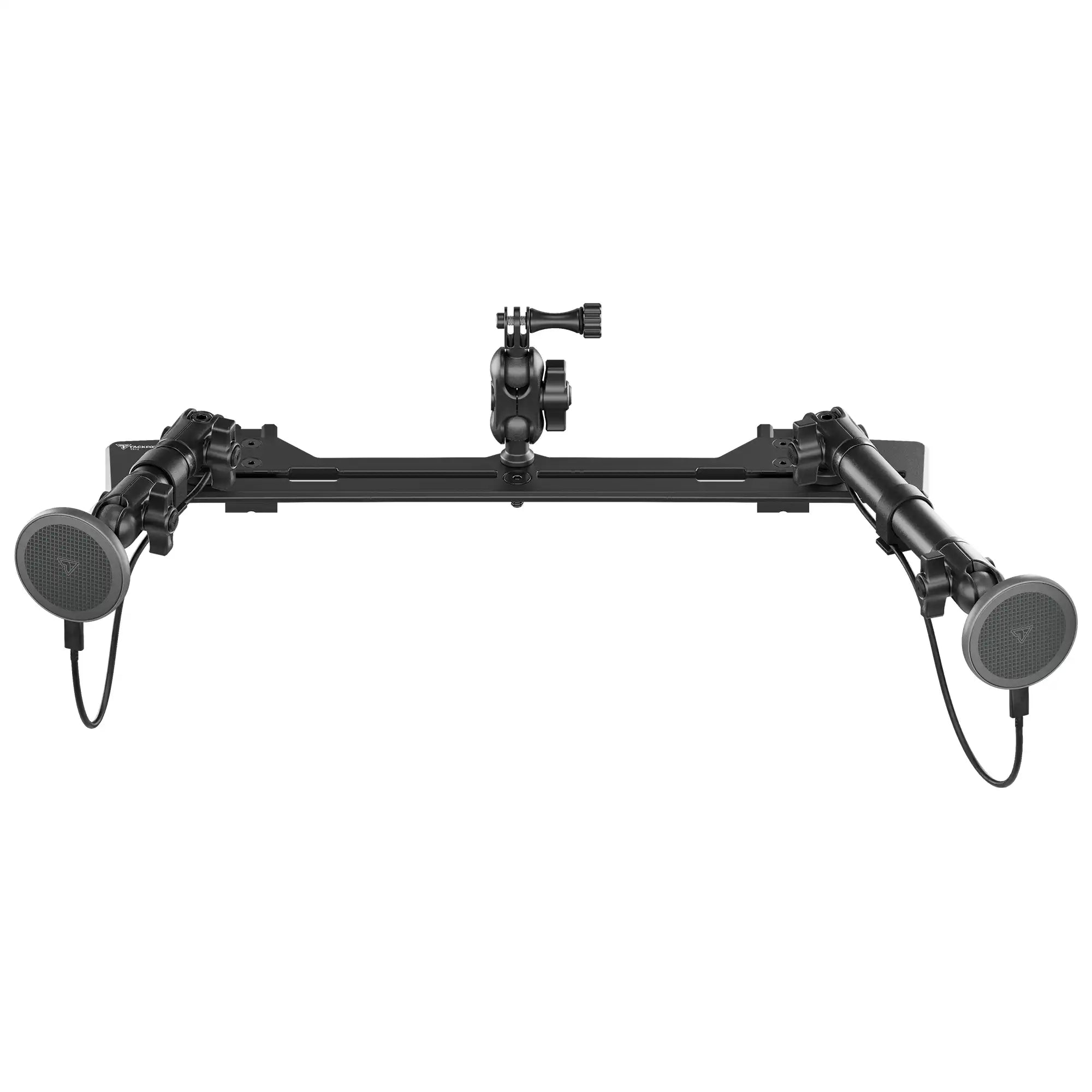 TRAXX™ - Slim Track Dash Bracket With Dual MagSafe Charging Phone Mounts & GoPro Mount | 2021-2025 Ford Bronco & Bronco Raptor (Non-Sport)