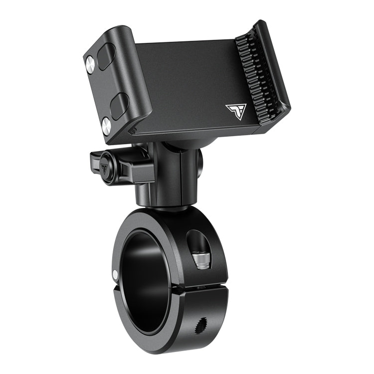 Black 1.5" motorcycle phone mount with or without vibration dampening