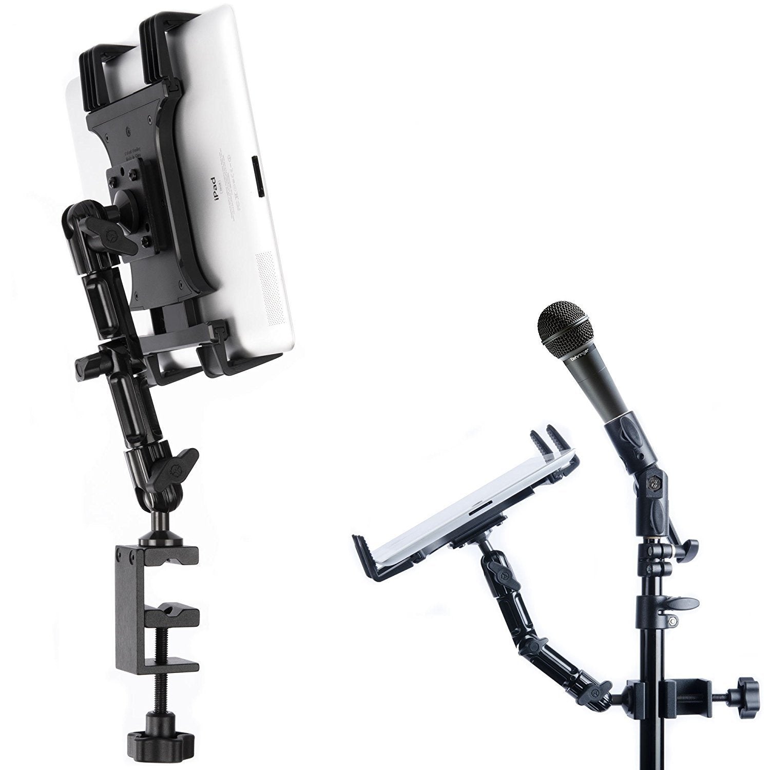 Table Clamp Tablet Holder for Microphone Stand for iPad
