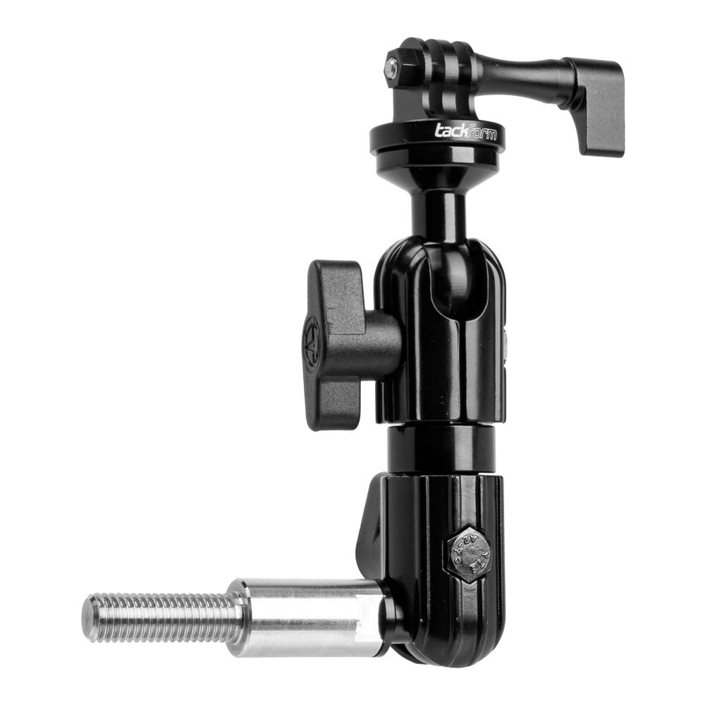 Black Motorcycle Action Camera Mount | BMW M10 Handlebar Bolt (Specific Models/Years) | 3.5" Arm