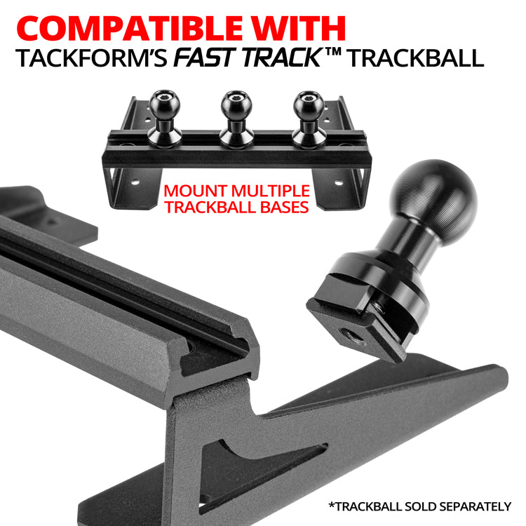Fast Track™ Dashboard Device Track Ball Bracket | 2015-2020 Ford F150 & Raptor | 2017-2021 F-250 -550 | 2018-2021 Expedition (P/N FT06)