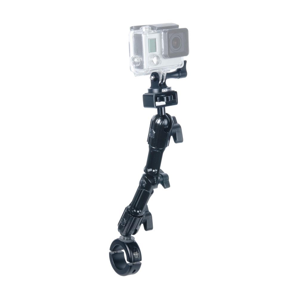 Enduro Series™ Handlebars Camera Mount | Compatible with Gopro and Action Cameras | Clips On 7/8" To 1-1/4" Handlebars | Articulating Extension