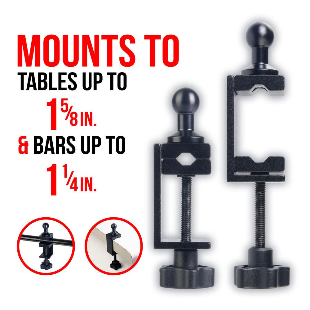 Table Clamp Mount| 20mm Ball Connection