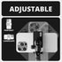 Black Motorcycle Phone Mount | BC3 Universal Clamp for 7/8" to 1-1/4" Handlebars | 3.5" DuraLock™ Arm