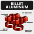 Billet Knob and Ring Accent Kits ( 2 Knobs, 2 Rings Included ) | Compatible with Tackform DuraLock™ Arms Only