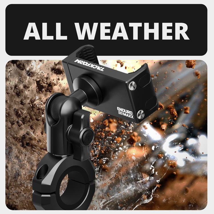 Tackform Black Motorcycle All Metal Phone Mount - Vibration Dampening 20MAXX Spring Cradle | Universal Clamp Fits 7/8" to 1-1/4" Handlebars | Tackform Black Motorcycle All Metal Phone Mount - Vibration Dampening 20MAXX Spring Cradle | Universal Clamp Fits 7/8" to 1-1/4" Handlebars |