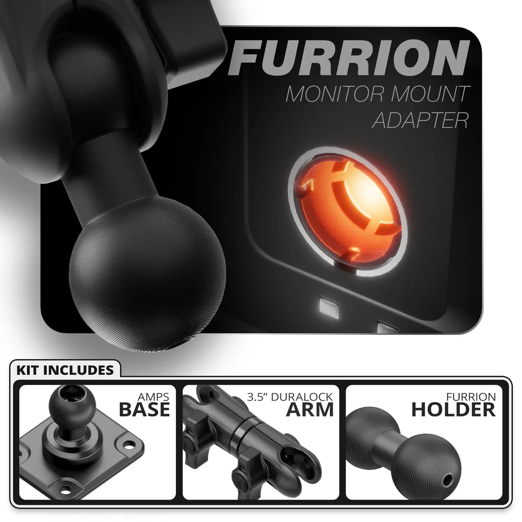 Furrion | TRAXX™ - Fast AMPS Base | 3.5" DuraLock Arm