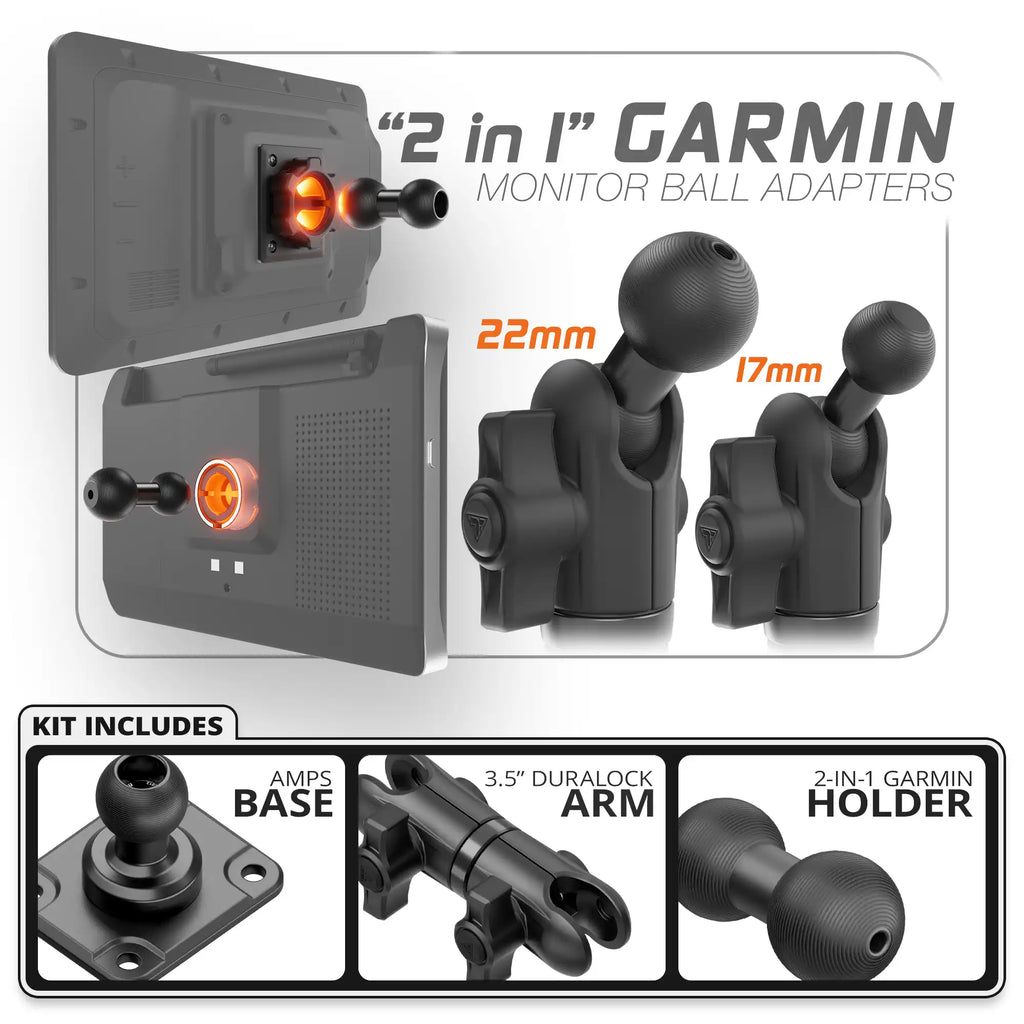 Garmin | TRAXX™ - Fast AMPS Base | 3.5" DuraLock Arm