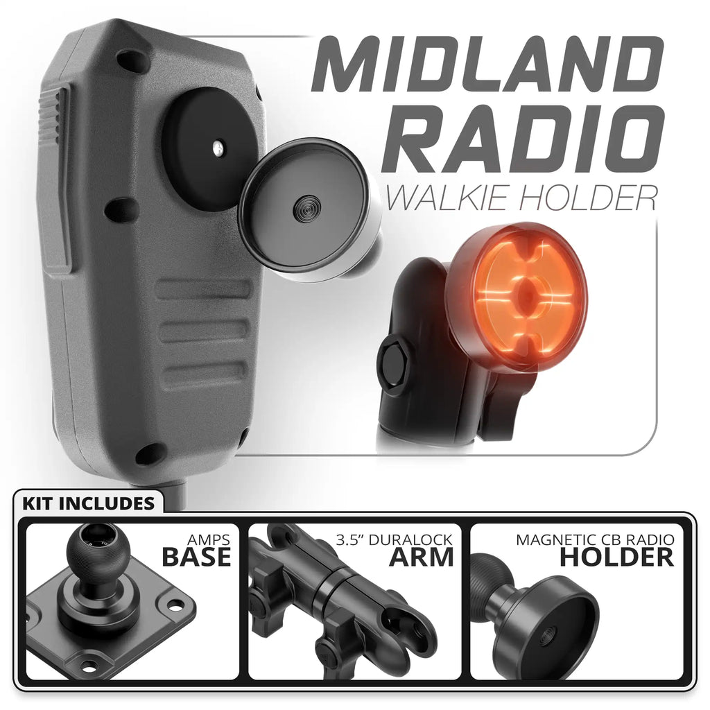 Midland | TRAXX™ - Fast AMPS Base | 3.5" DuraLock Arm