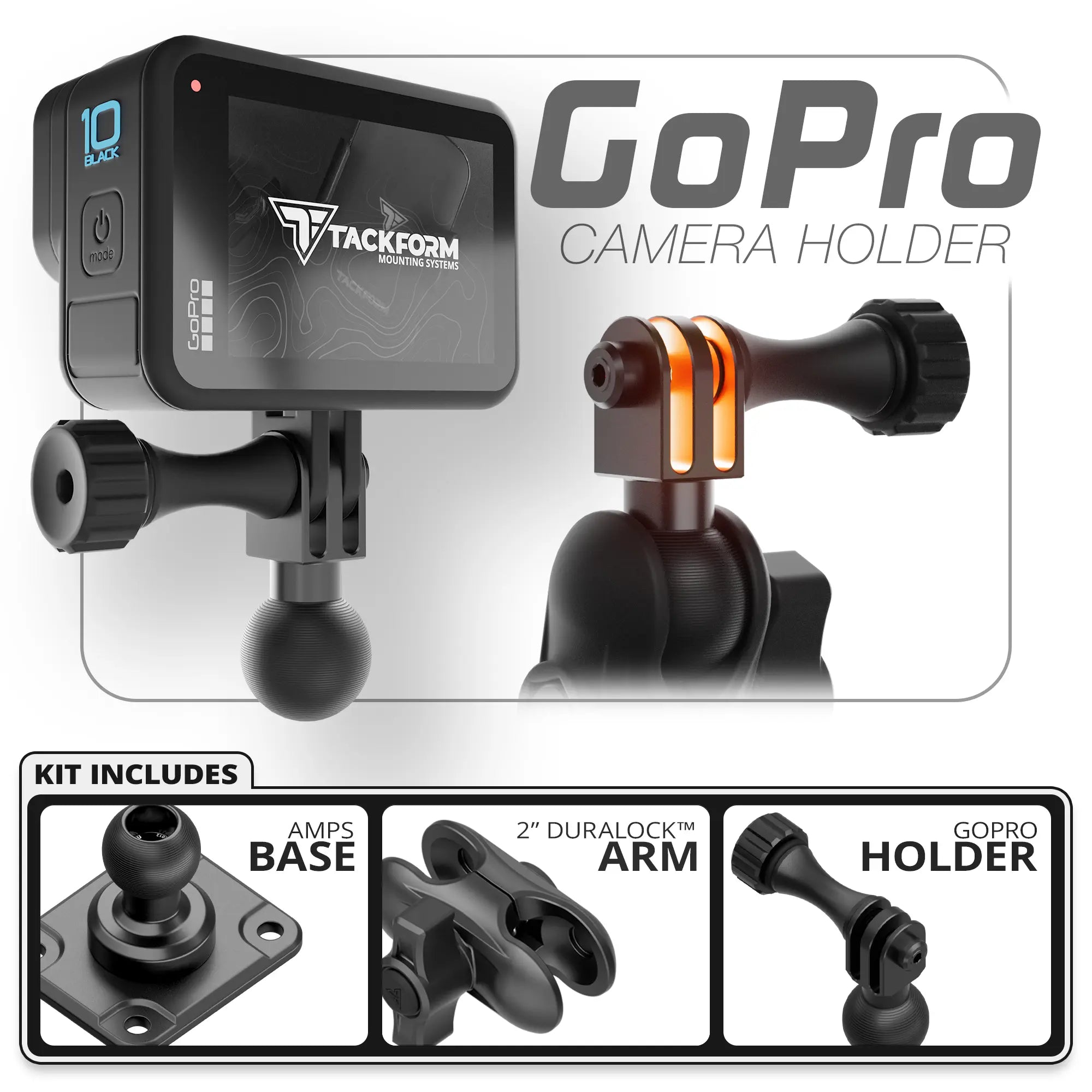 GoPro | TRAXX™ - Fast AMPS Base | 2" DuraLock Arm