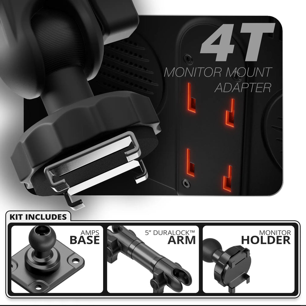 TPMS - 4T  | TRAXX™ - Fast AMPS Base | 5" DuraLock Arm