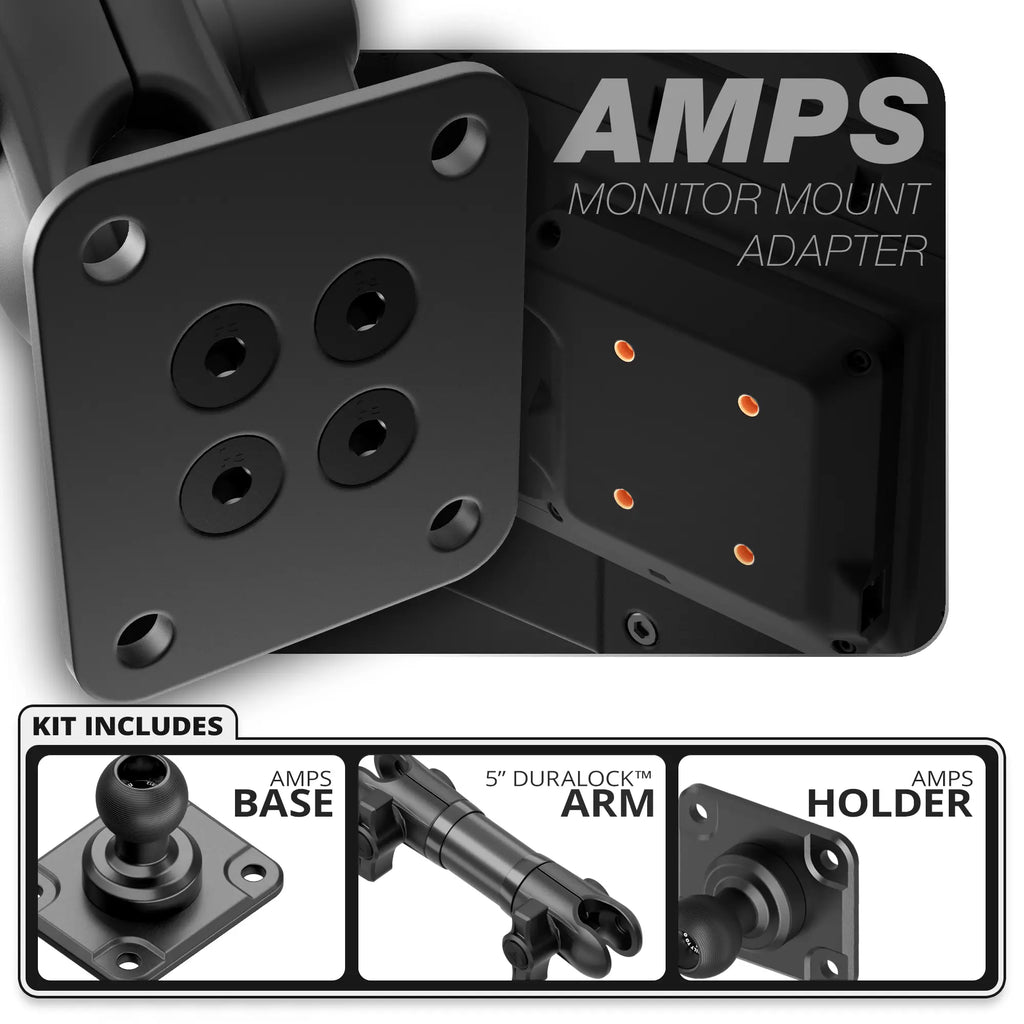 AMPS | TRAXX™ - Fast AMPS Base | 5" DuraLock Arm