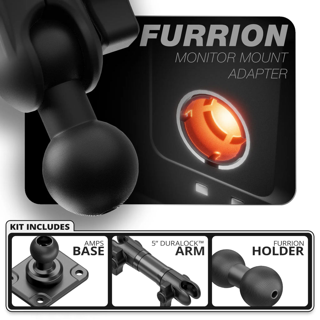 Furrion | TRAXX™ - Fast AMPS Base | 5" DuraLock Arm