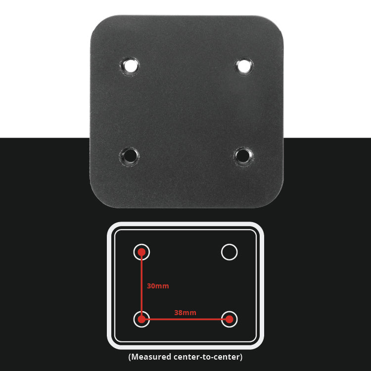 Metal Installation Dashboard Mount Backing Plate for AMPS/Diamond Brac ...