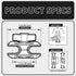 DuraLock™ 20 Series 2" Long Single Anti-Theft Knob Arm | Black