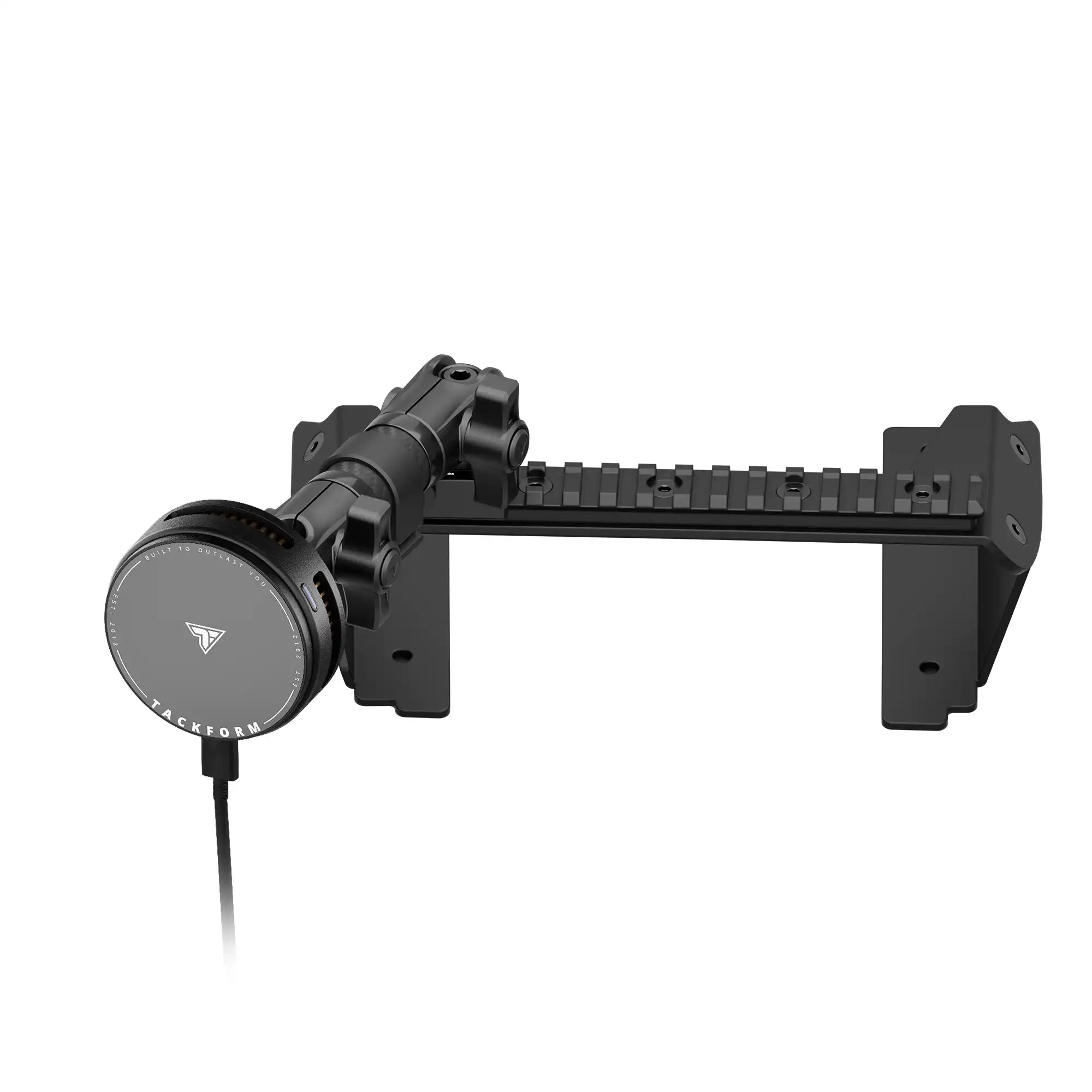 TRAXX™ - Assault Track Picatinny Dash Bracket With Qi2/MagSafe Charging & Cooling Phone Mount | 2022 Ford Super Duty (Compatible With 12” Screen ONLY)