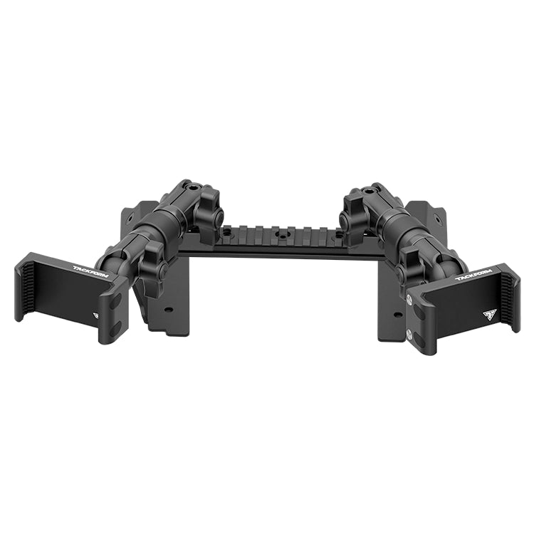 TRAXX™ - Assault Track Picatinny Dash Bracket With Dual 20LITE Phone Mounts | 2022 Ford Super Duty (Compatible With 12” Screen ONLY)