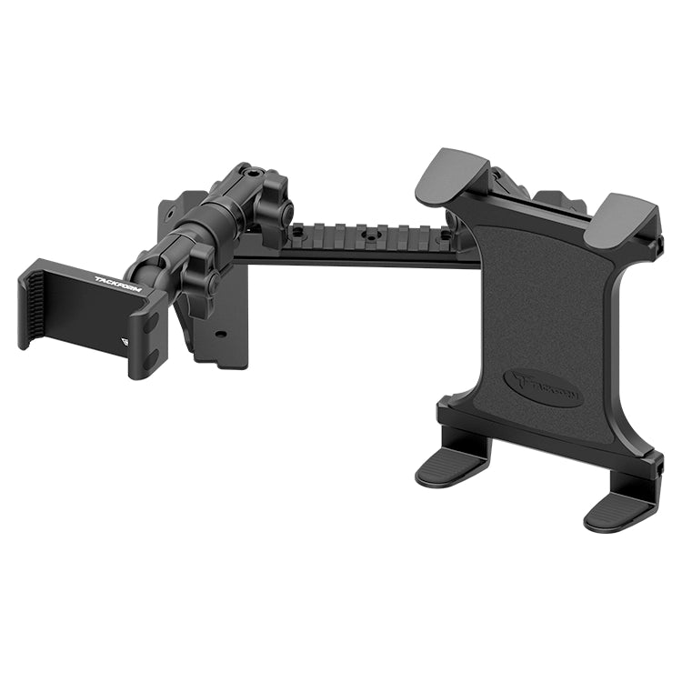TRAXX™ - Assault Track Picatinny Dash Bracket With 20LITE Phone & Tablet Mounts | 2022 Ford Super Duty (Compatible With 12” Screen ONLY)