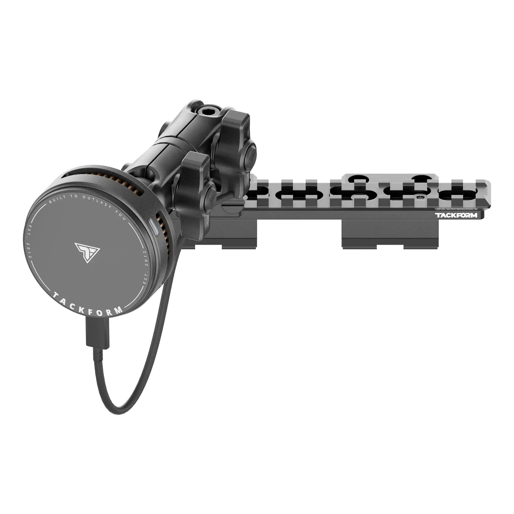 2009-2021 Nissan Frontier Tackform Assault Track Picatinny Dash Bracket With Qi2.2/MagSafe Charging & Cooling Phone Mount