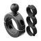 BC3 Universal Clamp for 1-1/4" to 1-1/2" Bars | Black | Combo 20mm Metal Ball and Dovetail | Bushings Included
