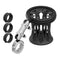 Chrome Motorcycle Drink Holder | BC3 Universal Clamp for 1-1/4" to 1-1/2" Handlebars | 3.5" DuraLock™ Arm