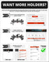 TRAXX™ - Slim Track Dash Bracket With 20LITE Phone Mount | 2022-2025 Toyota Tundra & 2023-2025 Toyota Sequoia