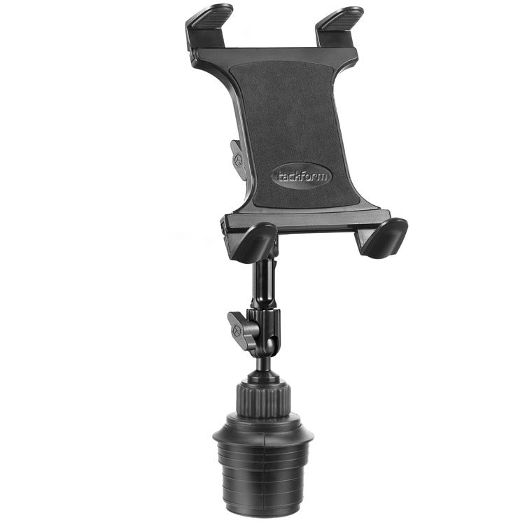 Tablet Holder For Cupholder | 7" Modular Arm | Enduro Series | Spring Loaded Cradle | iPad Compatible