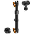 2018-2026 Jeep Wrangler JL/4xe & Gladiator JT LINK™ Console Screw Mount with 1/4-20 Camera Mount | 9.5"- 13" Telescoping Arm