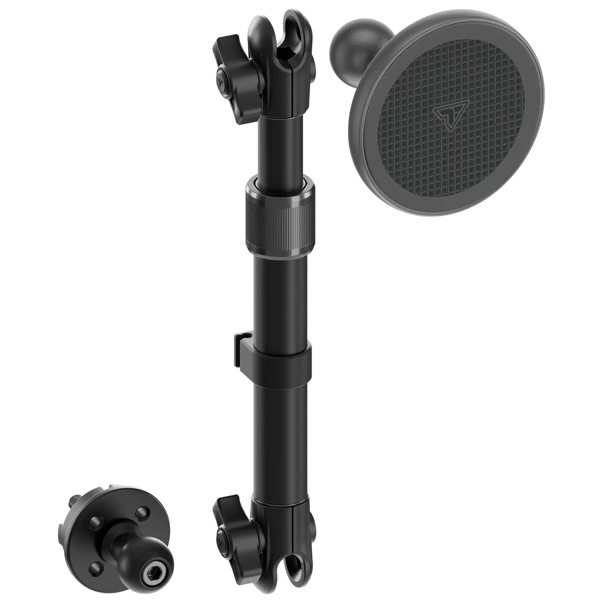 LINK™ Console Screw Mount with MagSafe Charging Phone Holder | 2018-2026 Jeep Wrangler JL/4xe & Gladiator JT | 9.5"- 13" Telescoping Arm