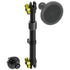 2018-2026 Jeep Wrangler JL/4xe & Gladiator JT LINK™ Console Screw Mount with MagSafe Charging Phone Holder | 9.5"- 13" Telescoping Arm