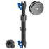 2018-2026 Jeep Wrangler JL/4xe & Gladiator JT LINK™ Console Screw Mount with Qi2.2/MagSafe Charging & Cooling Phone Mount | 9.5"- 13" Telescoping Arm