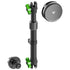 2018-2026 Jeep Wrangler JL/4xe & Gladiator JT LINK™ Console Screw Mount with Qi2.2/MagSafe Charging & Cooling Phone Mount | 9.5"- 13" Telescoping Arm
