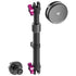 2018-2026 Jeep Wrangler JL/4xe & Gladiator JT LINK™ Console Screw Mount with Qi2.2/MagSafe Charging & Cooling Phone Mount | 9.5"- 13" Telescoping Arm