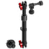 LINK™ Console Screw Mount With GoPro/Action Camera Holder | 9.5"-13" Telescoping Arm