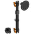2018-2026 Jeep Wrangler JL/4xe & Gladiator JT LINK™ Console Screw Mount with MagSafe Phone Holder | 9.5"- 13" Telescoping Arm