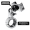 Chrome 20 Series Short Reach Motorcycle Phone Mount Series