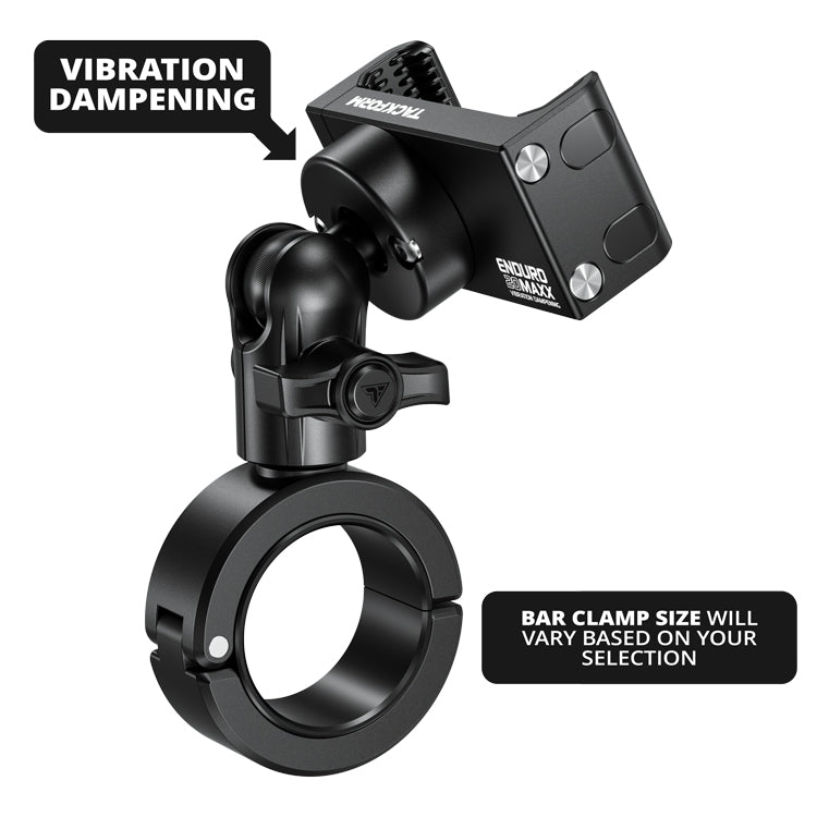 Black 20 Series Short Reach Motorcycle Phone Mount Series