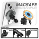 MagSafe Charging Phone Holder | Diamond AMPS Base | 3.5" DuraLock Arm