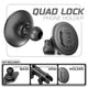 Quad Lock MAG™ Phone Holder | Diamond AMPS Base | 3.5" DuraLock Arm