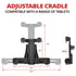 Locking Tablet Cradle | 1"/25mm B-Sized Ball Connection | Plastic