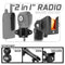 CB Radio/Microphone Holder | TRAXX™ - Fast Track Base | 5" DuraLock Arm