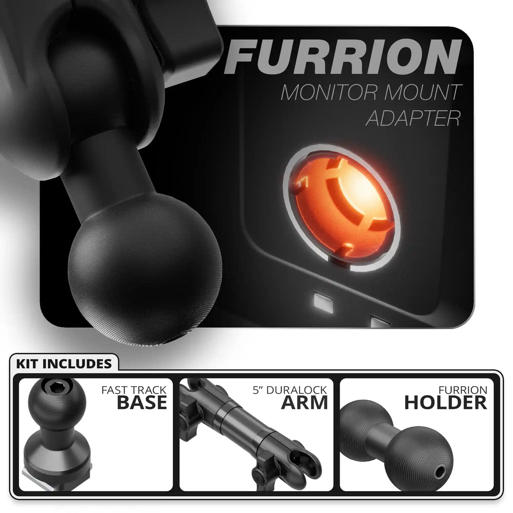 Furrion | TRAXX™ - Fast Track Base | 5" DuraLock Aluminum Tube Arm