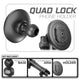 Quad Lock MAG™ Phone Holder | TRAXX™ - Fast Track Base | 5" DuraLock Arm
