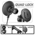 Quad Lock MAG™ Wireless Charging Phone Holder | TRAXX™ - Fast Track Base | 5" DuraLock Arm